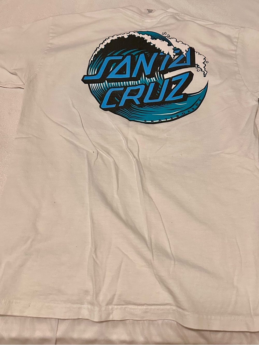 Santa Cruz White Tee - Picture 2 of 3